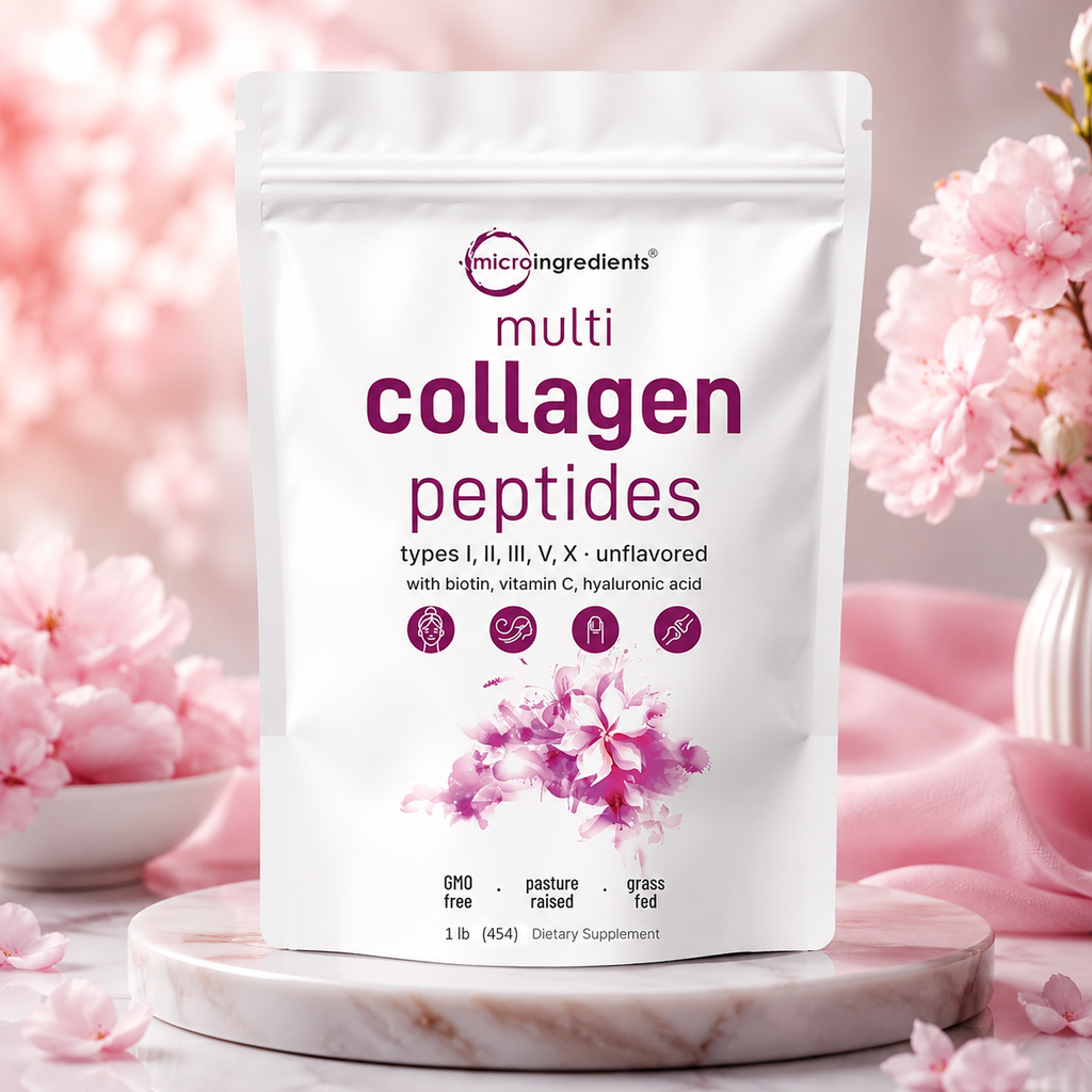 Colágeno Micro Ingredients con 5 tipos de colágeno