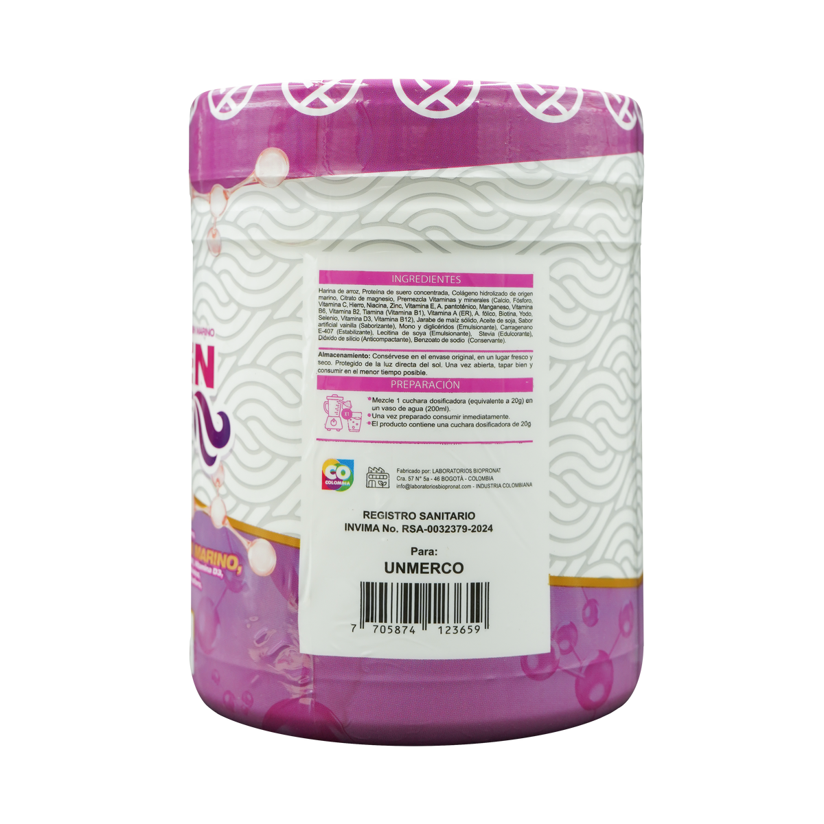 C-LAGEN colágeno hidrolizado marino sabor vainilla