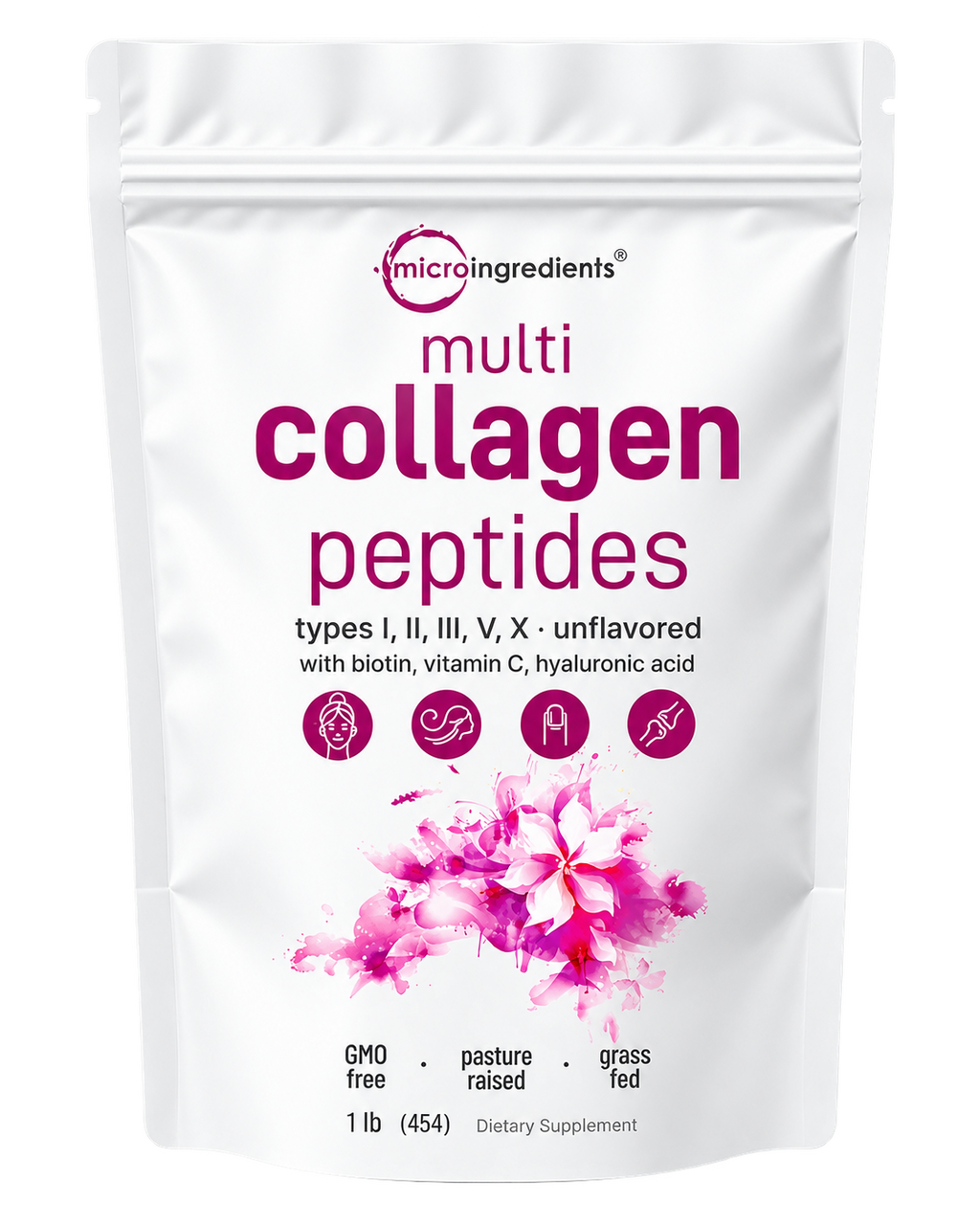 Multi Collagen Peptides Micro Ingredients 454 g