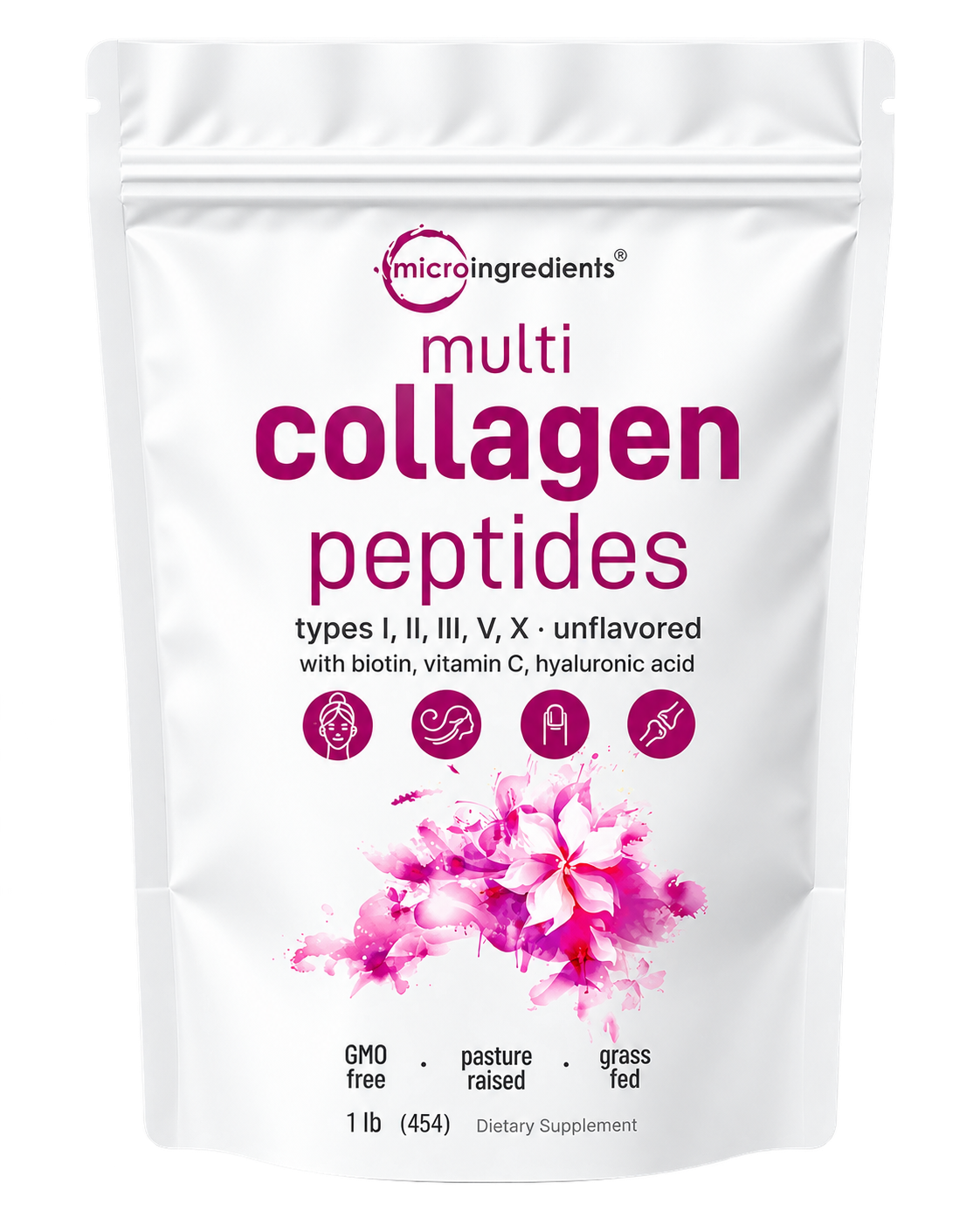Multi Collagen Peptides Micro Ingredients 454 g