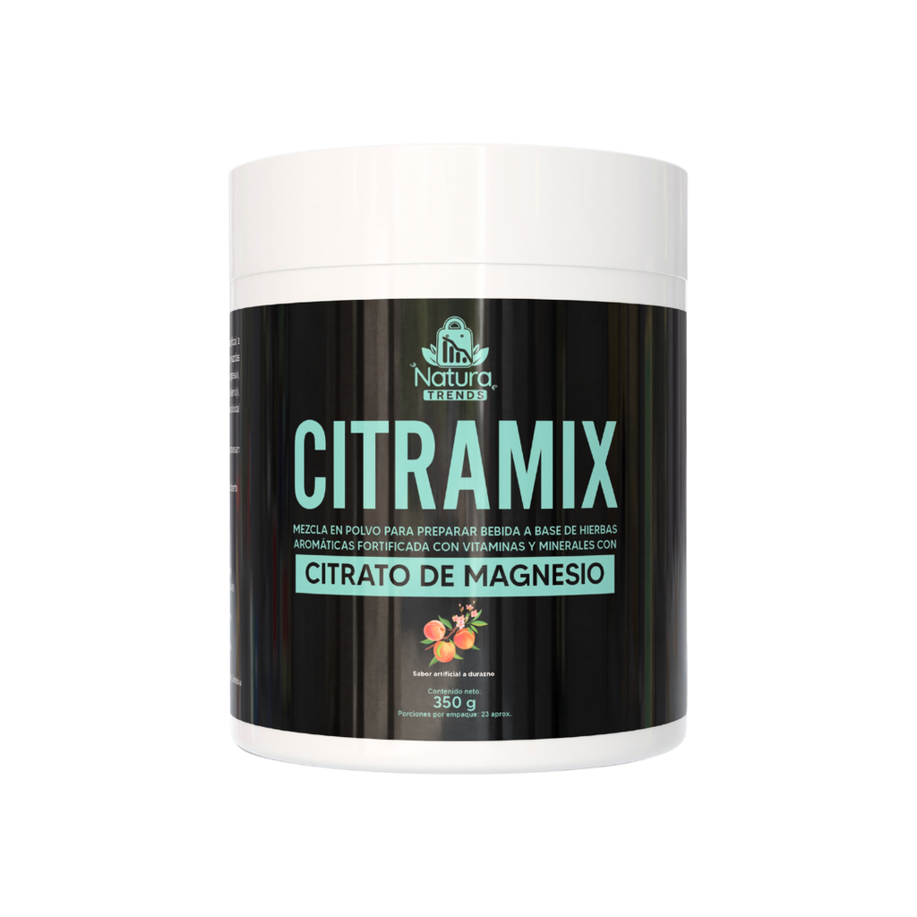 Citramix Citrato de Magnesio 350 g sabor durazno