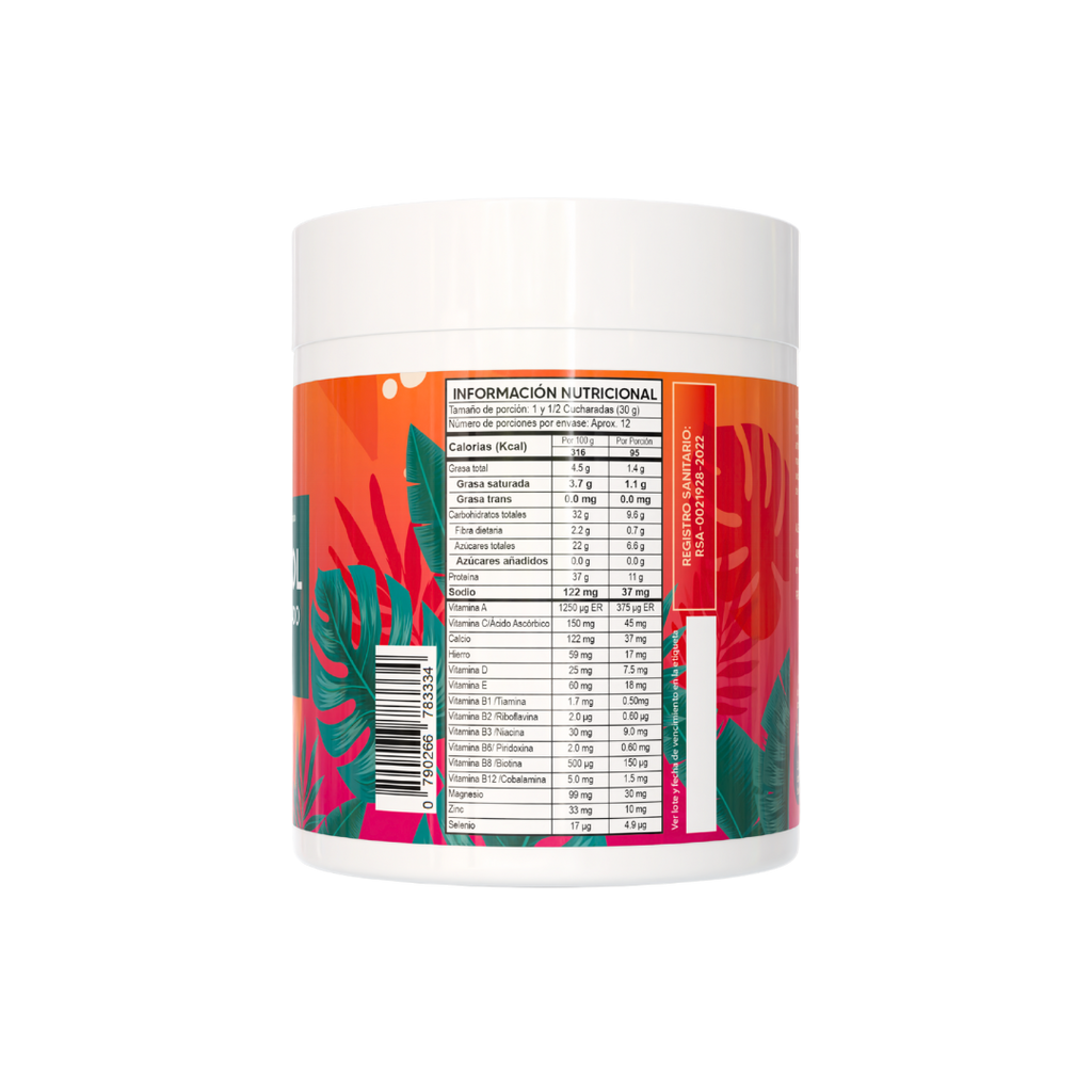 Colágeno hidrolizado con resveratrol vitaminas y minerales